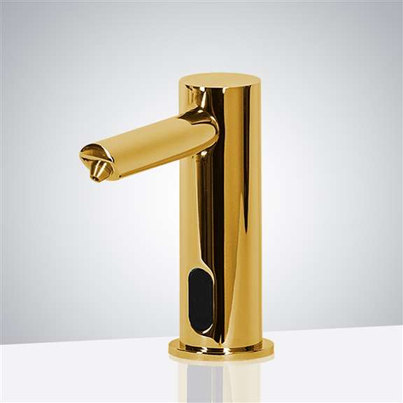 Marsala Minimalist Modern Gold Sensor Soap Dispenser